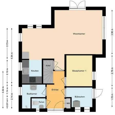 Vakantiewoning Maas En Waal 100 Holiday home *